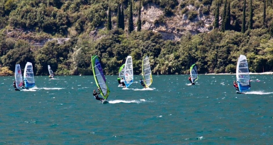 Windsurfing on Lake Garda